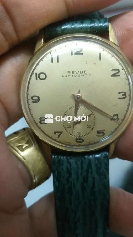 Đồng hồ Revue Cổ điển Nam,cót tay,size35