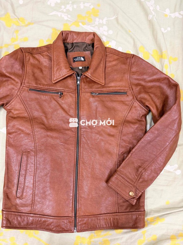 áo khoác da bò thật 100% new 100%