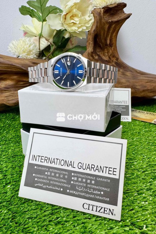 Citizen Tsuyosa Blue dây thép đúc