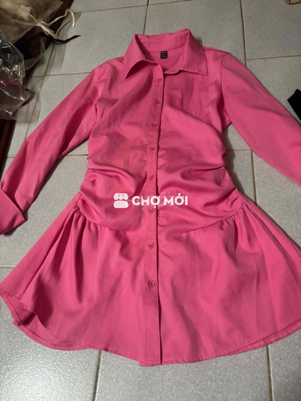 Đầm sơ mi Nữ Vải mềm mại size M
