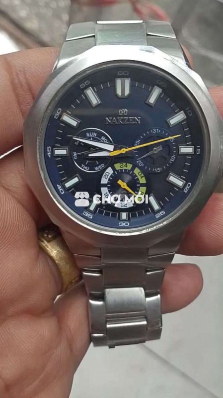 Đồng hồ NAKZEN Nam mặt tròn, full kim