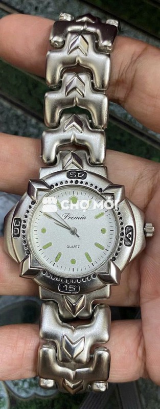 ĐỒNG HỒ PREMIA - MÁY NHẬT - DÂY THÉP NGUYÊN KHỐI