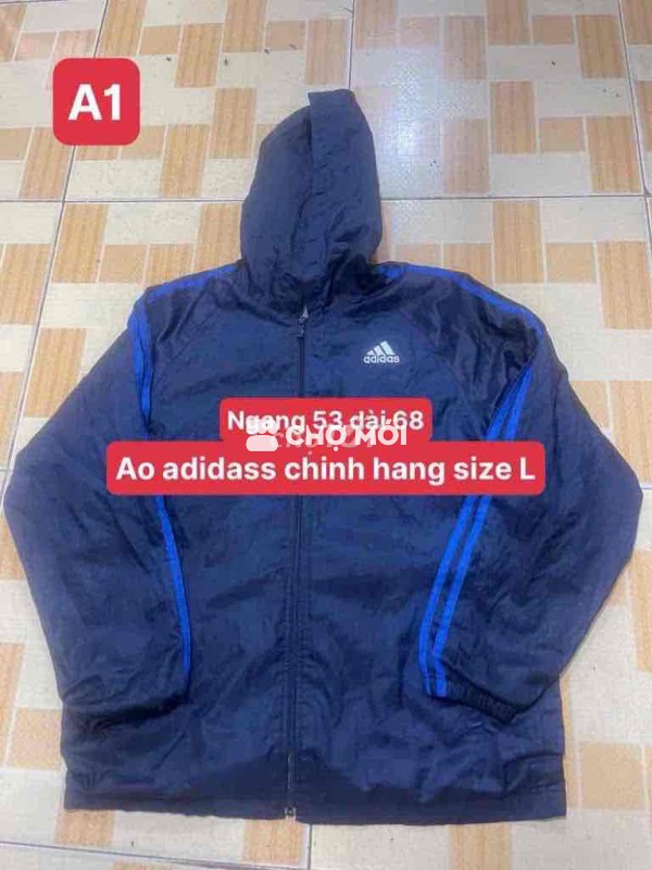 Áo adidass size L chinh hang