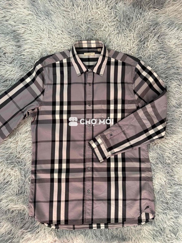 Áo sơ mi nam Burberry vải cao cấp