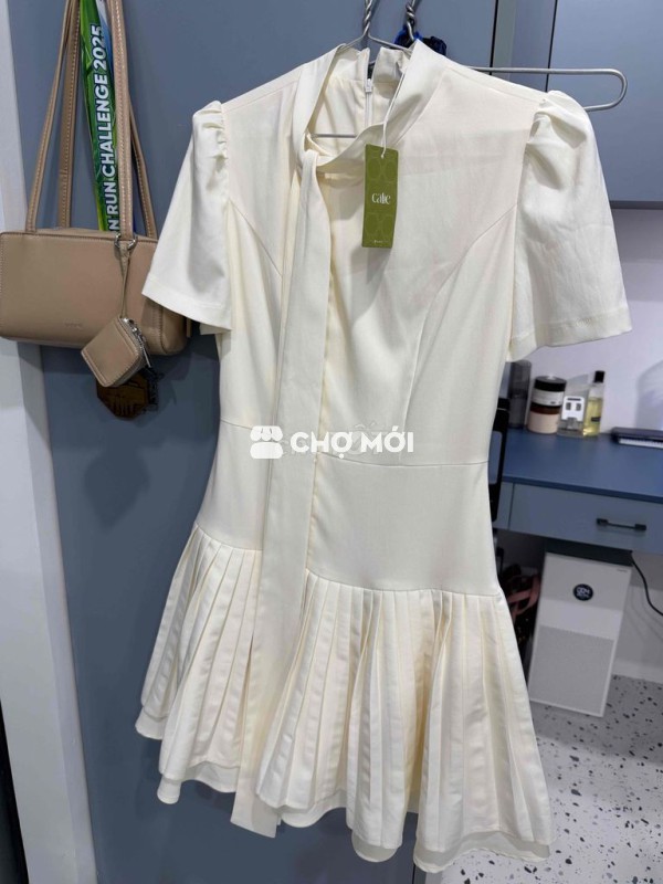 Váy Calie nữ màu Trắng kem size S