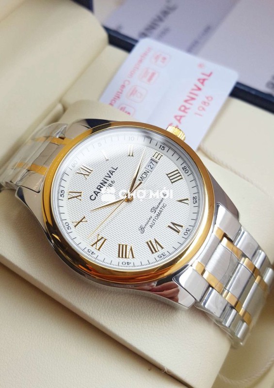 Đồng Hồ Cơ Hạng Sang Cao Cấp Cho Nam Thép Đúc Xịn