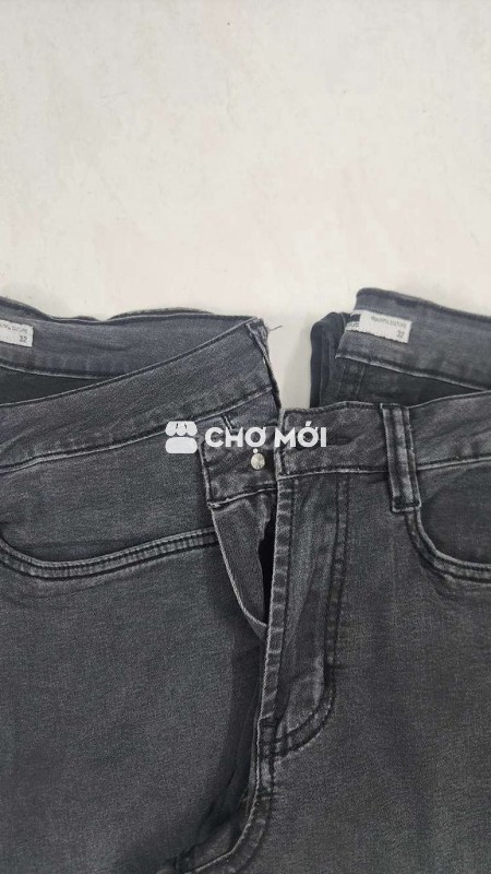 Quần jean nam Jean đen size 32