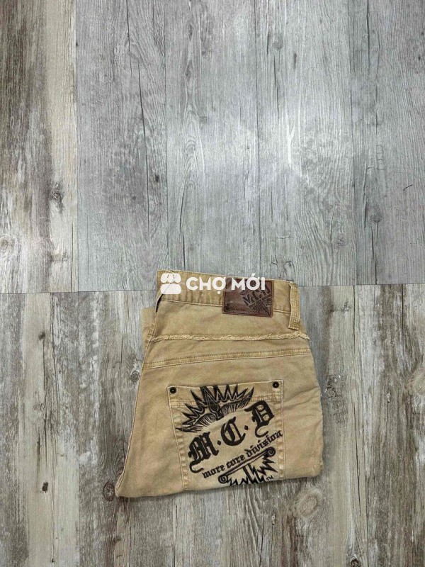Quần jeans nam Kaki jeans co giãn size 34