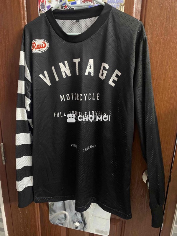 ÁO RAW MOTOCROSS ĐEN