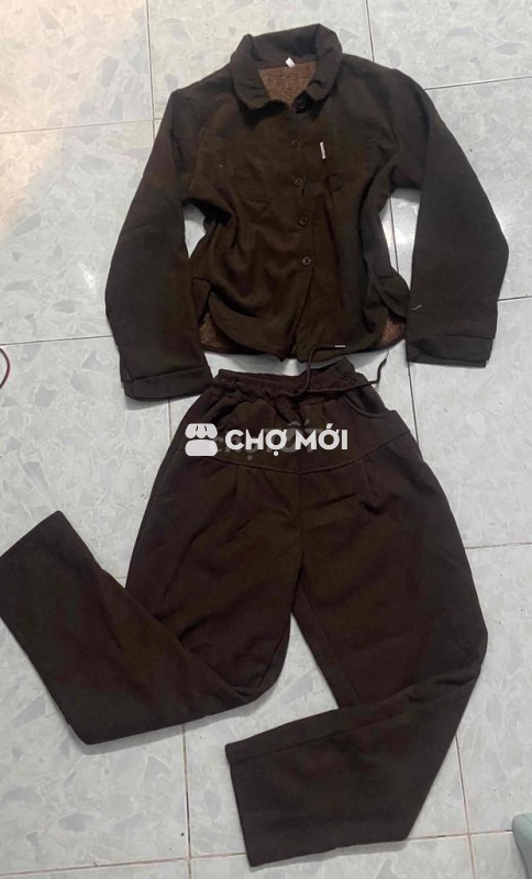 Sét đồ giữ ấm cho nữ có lót lông size 45-50kg #95k