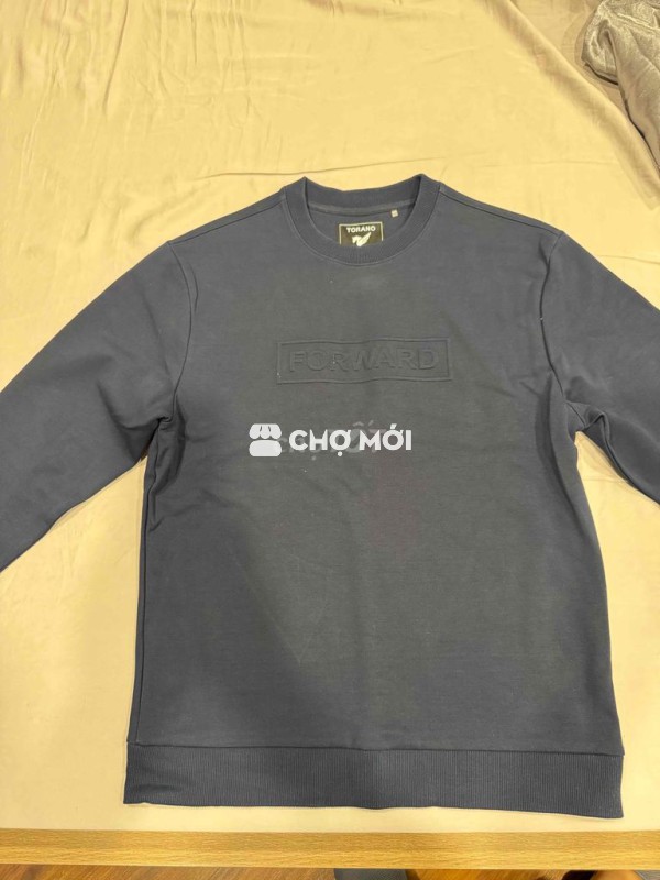 Áo nỉ nam dài tay TORANO xanh đậm cực đẹp