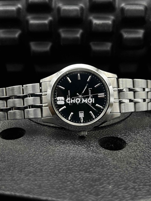 Đồng hồ đeo tay Legra Valencia Nam Thép Đen 36.5mm