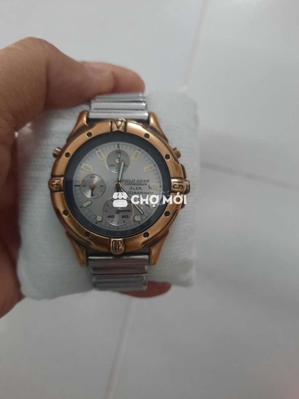 Đồng hồ pin kim trôi Tachimeter Chronograph AlbaJP