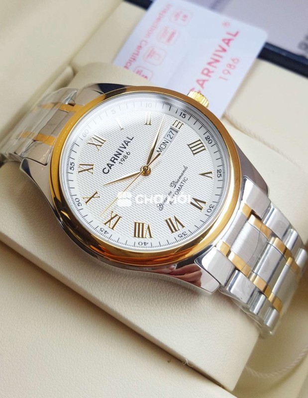 Đồng Hồ Cơ Sang Trọng Lịch Lãm Carnival 1986
