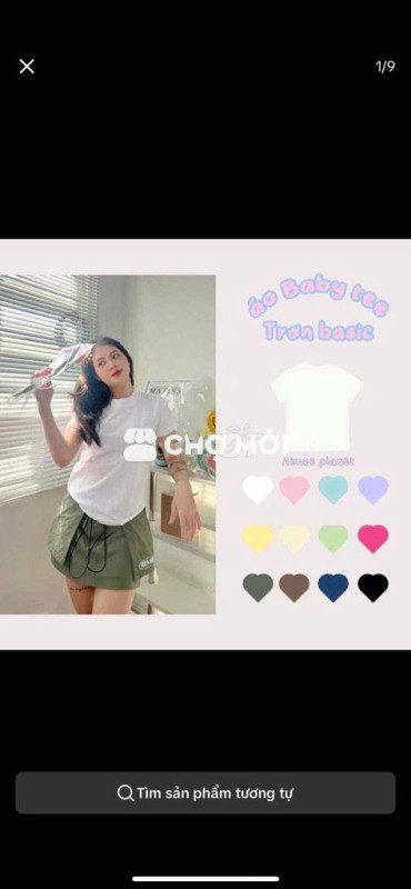 Áo BabyTee cổ tròn