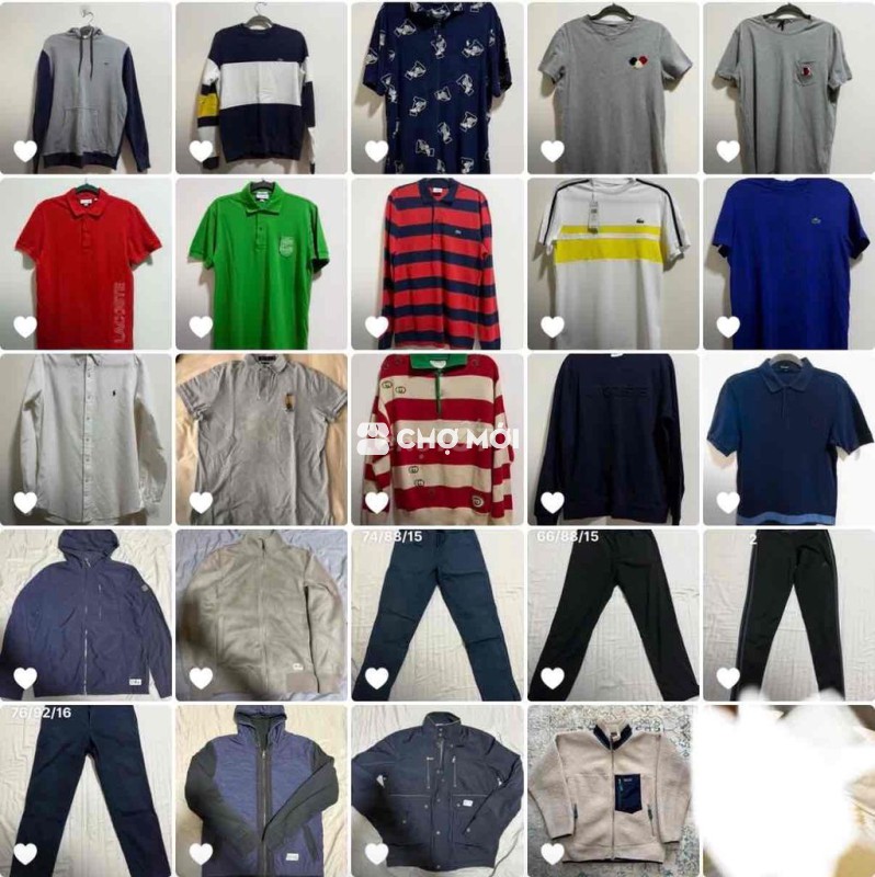 lacoste, polo, ralph laurent, ck, hm, adidas, pata