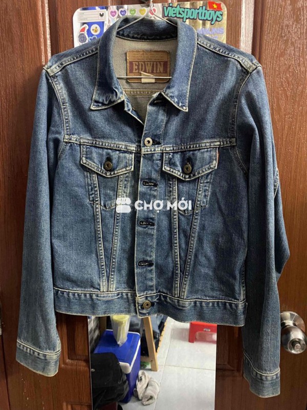 áo jacket vintage Edwin denim size S
