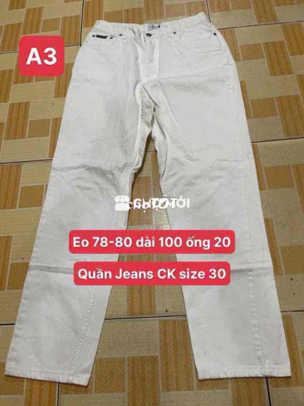 Quần jean Ck size 30