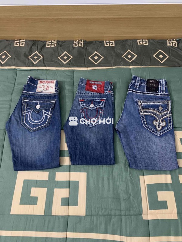 Bán 3 quần bò địa rock chính hãng giá 2tr5