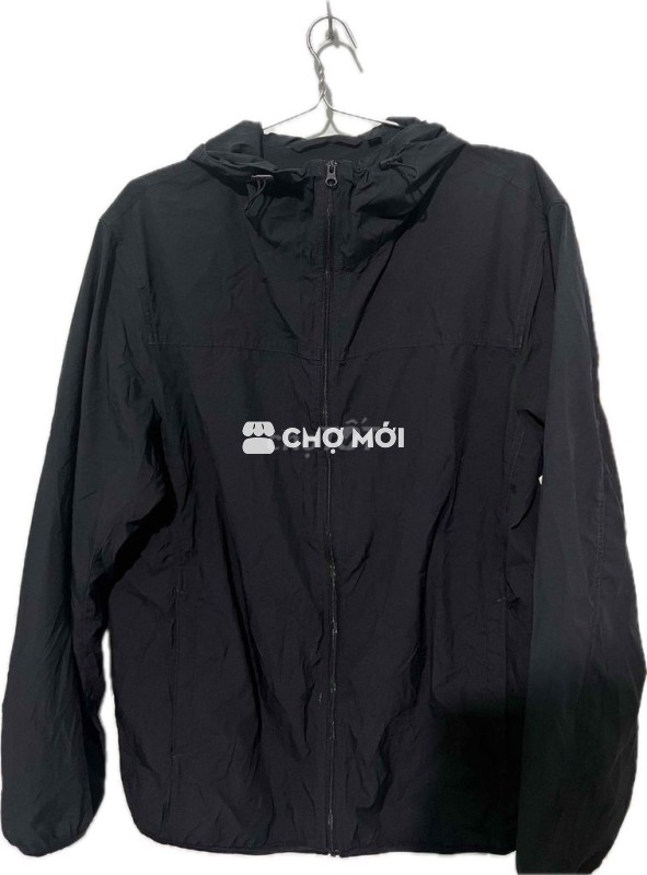 Áo khoác gió Uniqlo Đen Polyester