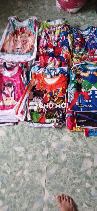 Áo thun trẻ em vải hoạt hình