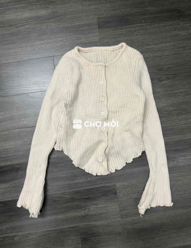[2hand] Cadigan len dáng ngắn dày dặn size L 55kg