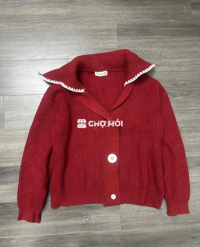 [2hand] Cadigan size M-L <55kg chất dày dặn