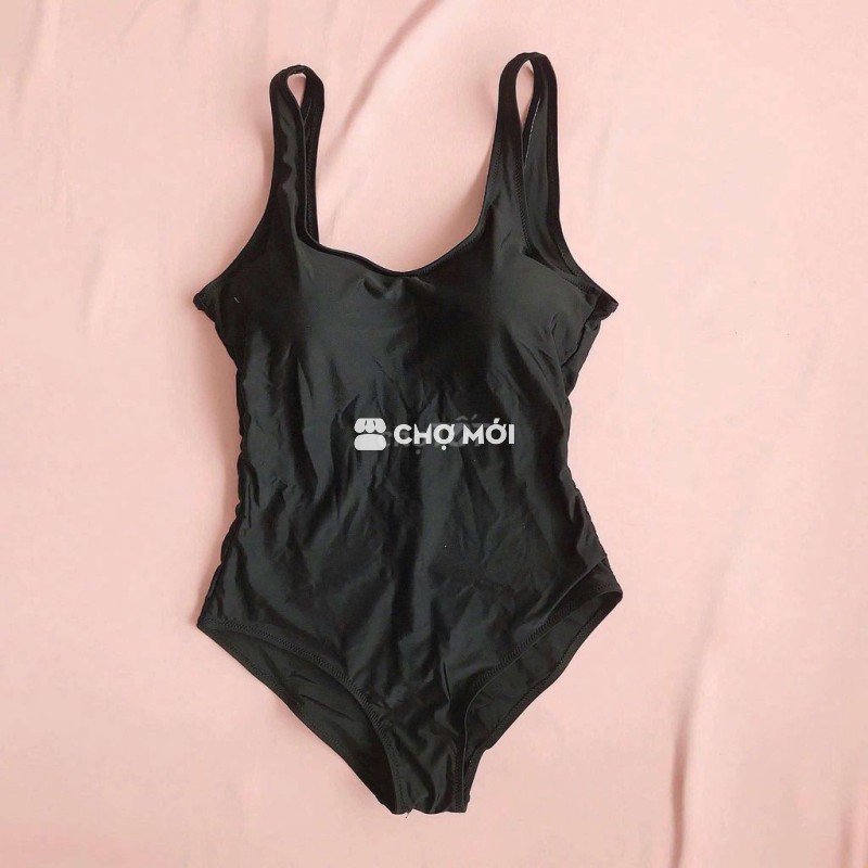 Đồ bơi nữ vải tổng hợp đen một mảnh
