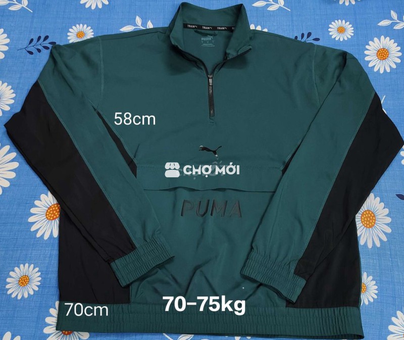 Áo hoodie vải Kate hiệu Puma size 70-75kg