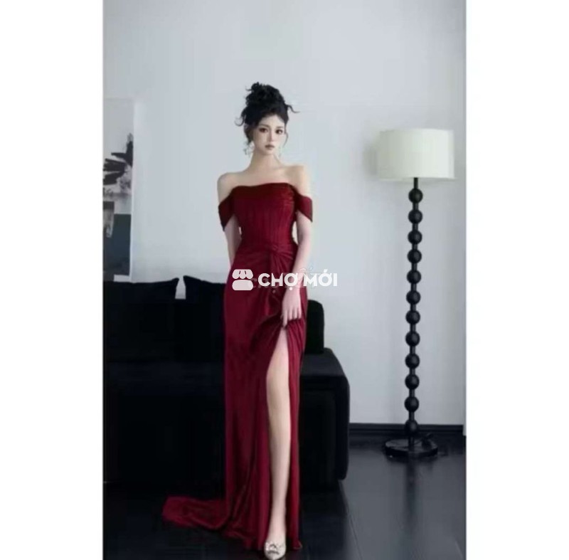 Đầm dạ hội Nữ Lụa size M