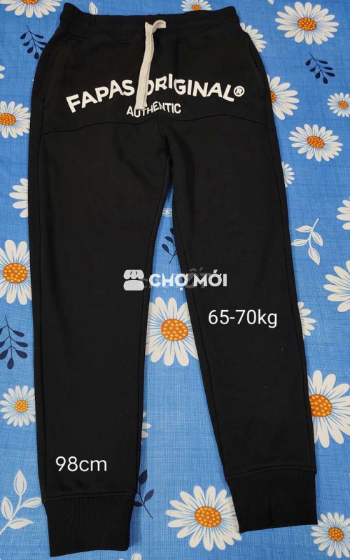 Quần dài nam lưng thun size 65-70kg