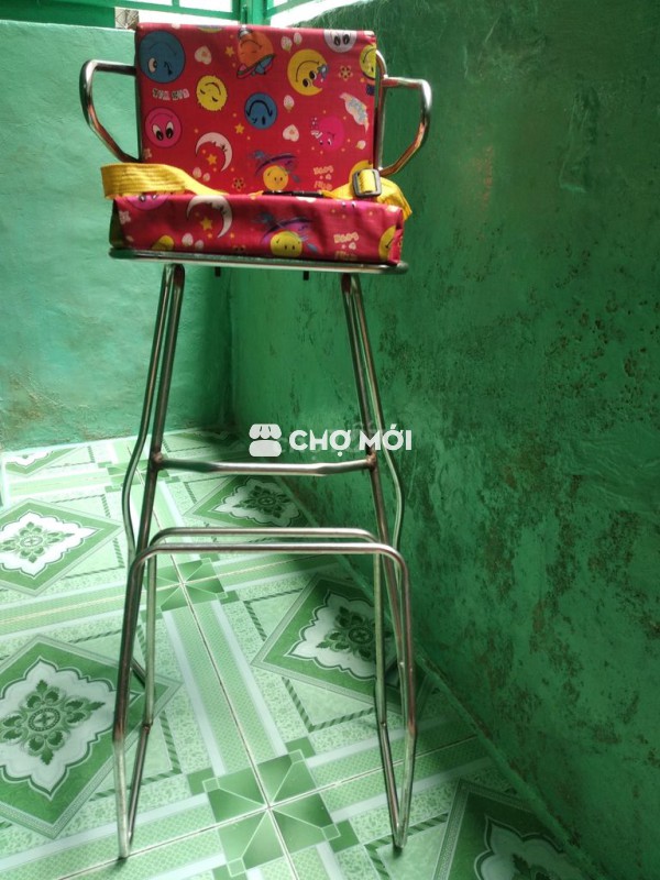 Ghế ngồi xe máy trẻ em Kim loại Vải Đỏ