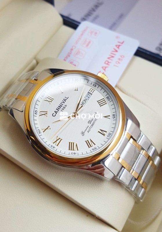 Đồng Hồ Carnival Thép Đúc Máy Cơ Chạy Mượt Giá Mềm