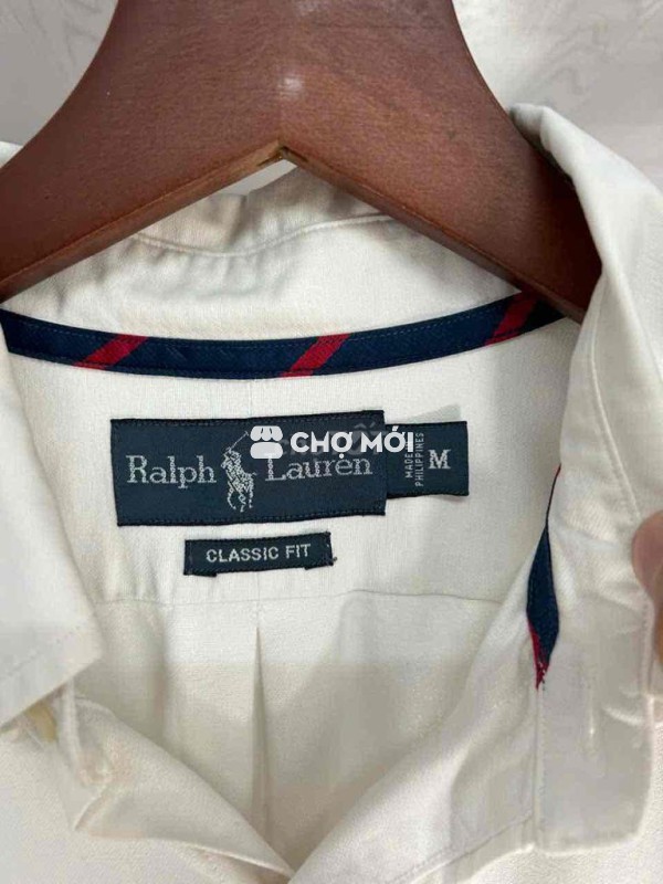 Áo sơ mi Ralph Lauren Nam Trắng size L Mới 99%
