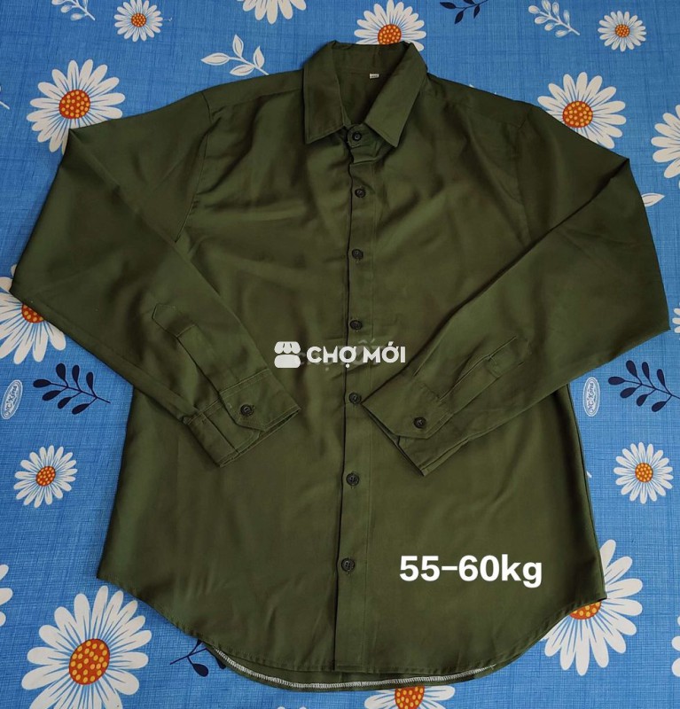 Áo sơ mi dài tay size 55-60kg