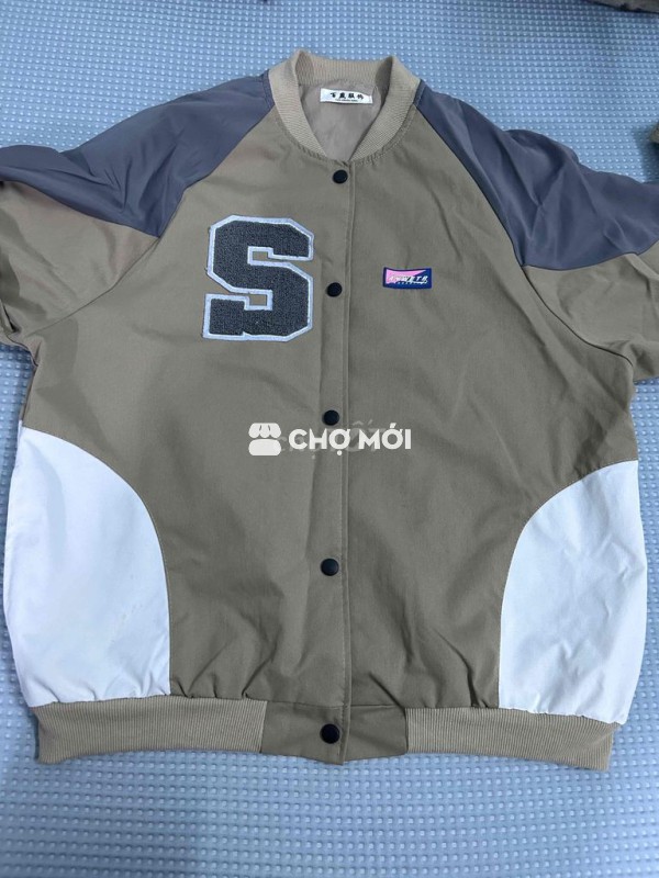 Áo khoác bomber vải cả nam và nữ size M