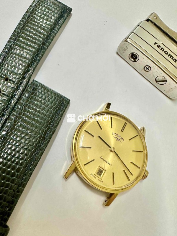 Rotary Vintage swiss made incabloc 35mm