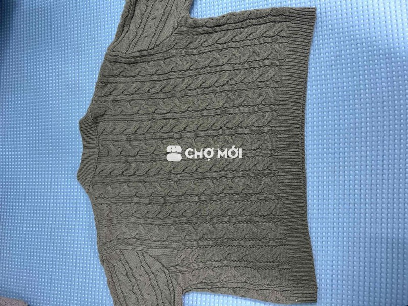 Áo len nữ size S màu xanh rêu 99%