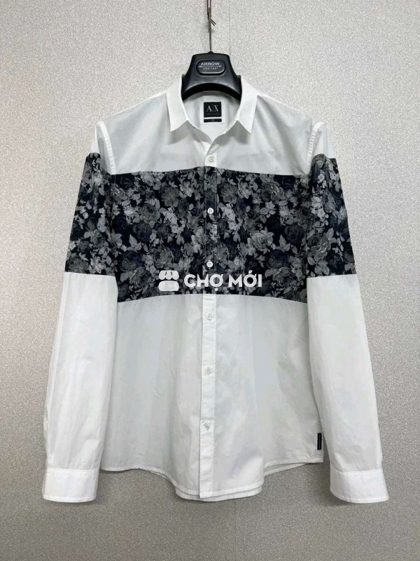 Sơmi Armani chính hãng size L slim fit