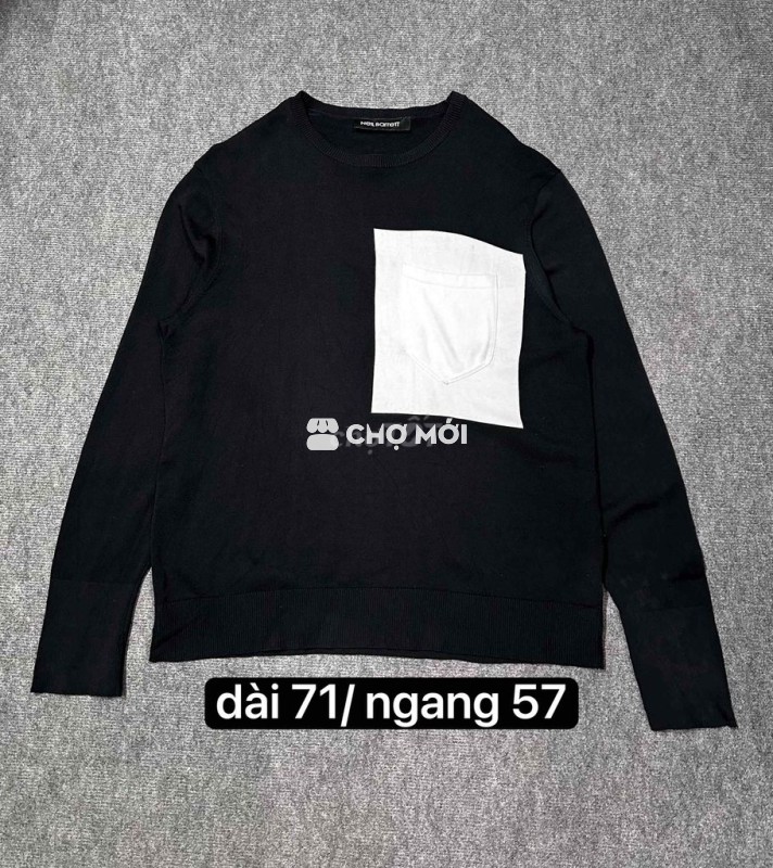 Áo len Neil Barrett Nam Len Đen (size XL)