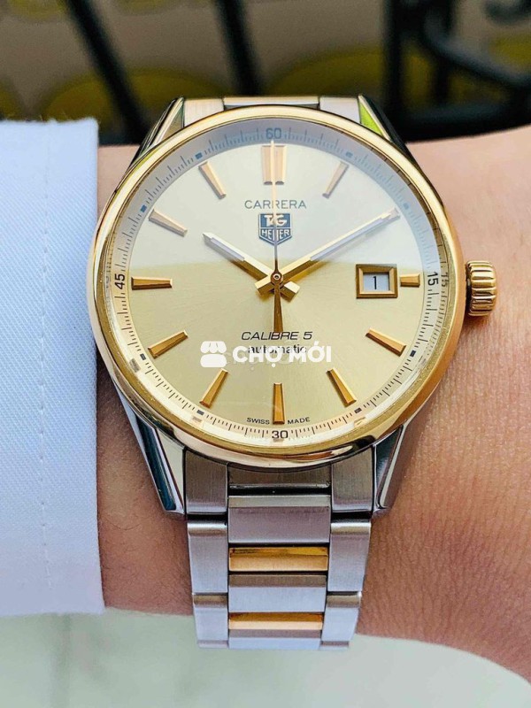 Tag Heuer Carrera WAR215A.BD0783 39mm 18K Bezel