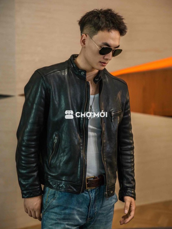 Áo khoác da bò, áo da nam nhập khẩu