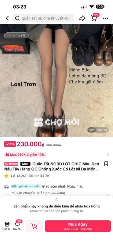 Quần tất nữ Nỉ Đen, Nâu tây