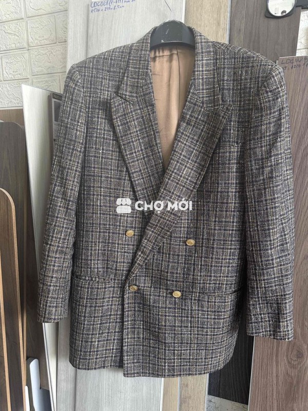 Áo blazer vest Valentino Nam Lụa tơ tằm sz M-L