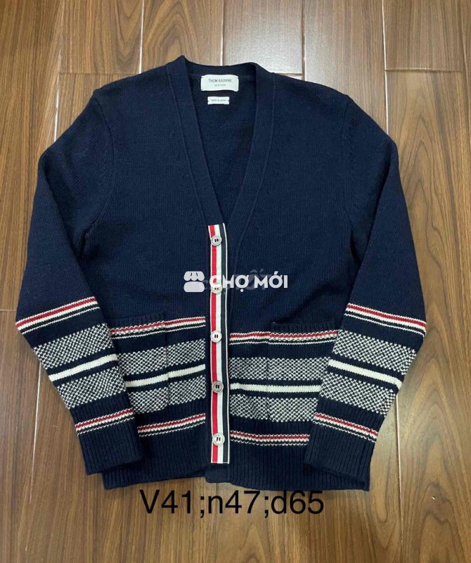 Áo len cardigan Thom Browne nam size S
