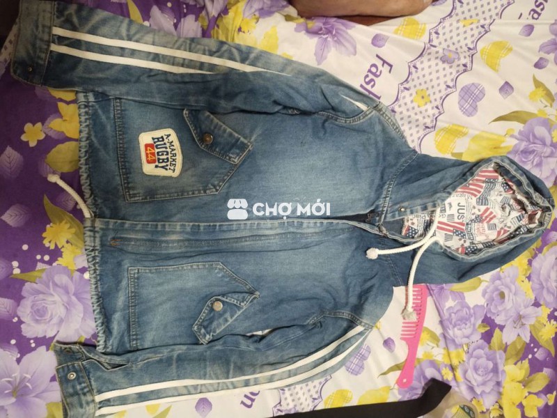 Áo khoác nữ Vải bò Xanh thời trang