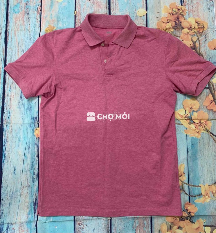 Áo thun polo Uniqlo Nam vải gai cá sấu size S