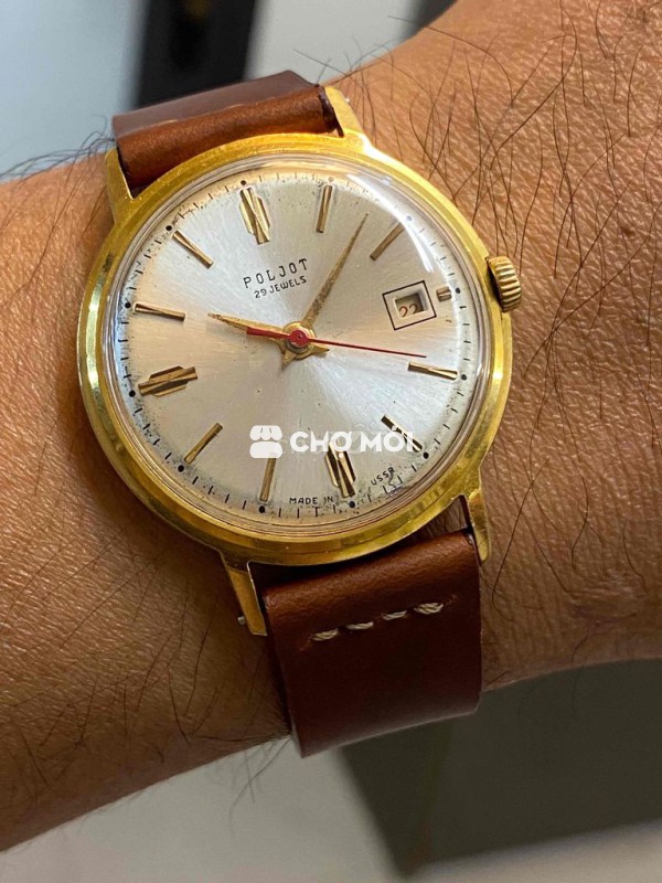 Đồng hồ Poljot Nam 35mm Dây da