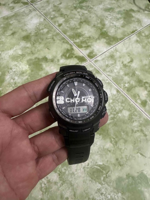 Đồng hồ Casio Protrek Triple Sensor Đen Nam