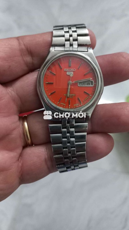 Đồng hồ nam seko tròn cơ automatic xưa đẹp